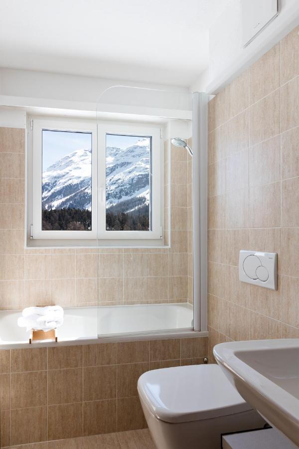 Spacious Apartment With Fantastic Alpine Panorama São Moritz Exterior foto